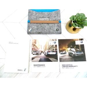 NEW! OEM 2017 BMW i3 EV Owners Manual Guidebook with Storage Case